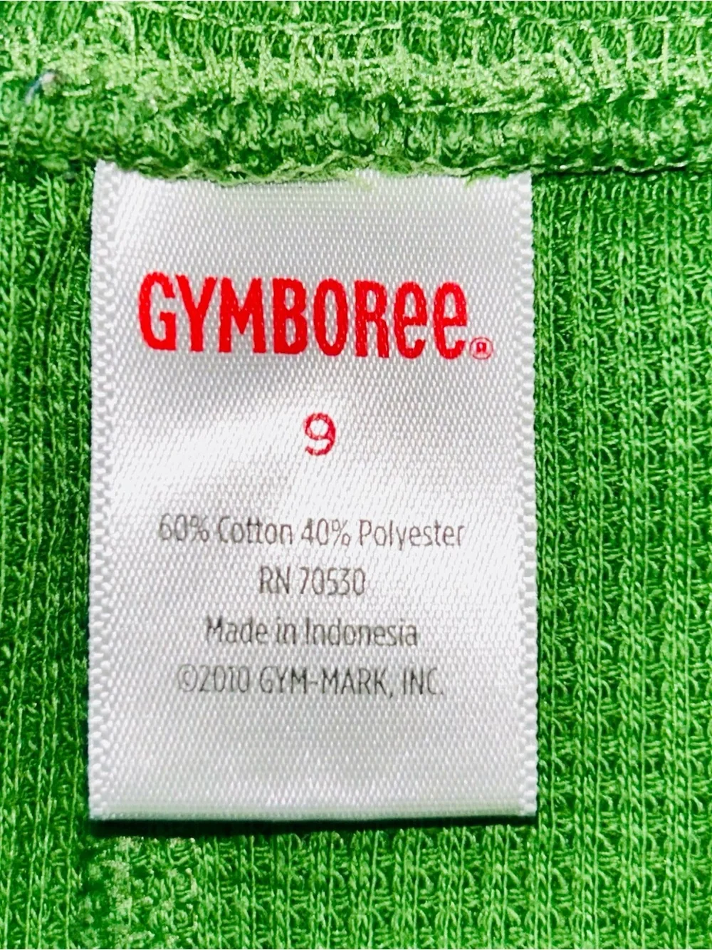 EUC GYMBOREE GIRLS MERRY & BRIGHT GREEN THERMAL BUTTON CROP LEGGINGS SIZE 9